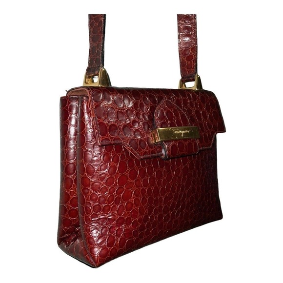 Salvatore Ferragamo "Vara" MINI Flap Crossbody Shoulder Bag - Picture 11 of 16